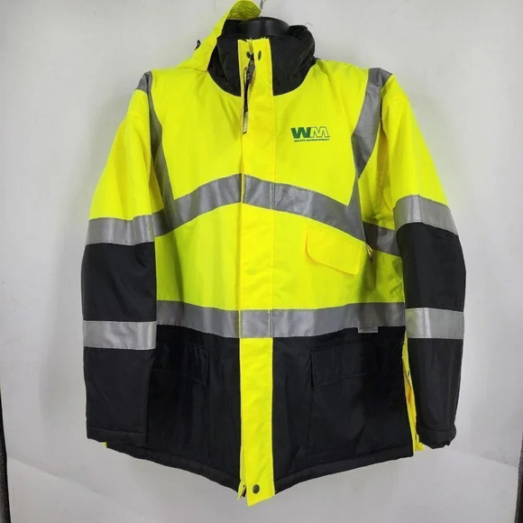 OccuNomix Premium Insulated Cold Weather Parka Waste Management Logo Size XL NWT